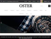 Tablet Screenshot of osterjewelers.com